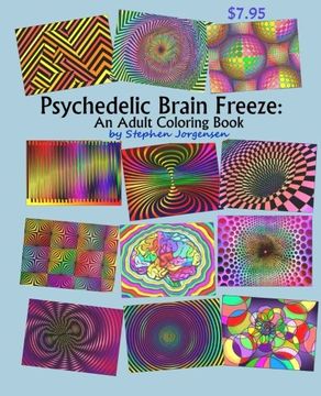 portada Psychedelic Brain Freeze, An Adult Coloring Book