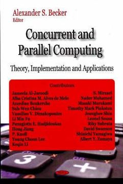portada concurrent and parallel computing: theory, implementation, and applications (en Inglés)