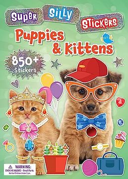 portada Super Silly Stickers: Puppies & Kittens (in English)