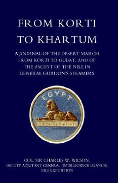 portada from korti to khartum (1885 nile expedition)