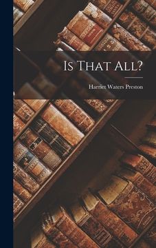 portada Is That All? (in English)
