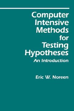 portada computer-intensive methods for testing hypotheses: an introduction (en Inglés)