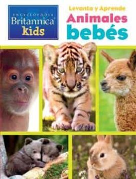portada Levanta las Tapitas Busca y Encuentra Encyclopedia Britannica: Levanta y Aprende Animales Bebe (Laf lf) (in Spanish)