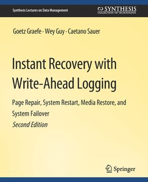 portada Instant Recovery with Write-Ahead Logging (en Inglés)