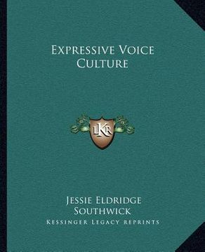 portada expressive voice culture (in English)