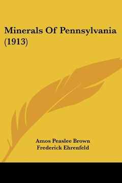 portada minerals of pennsylvania (1913)