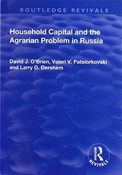 portada Household Capital and the Agrarian Problem in Russia (en Inglés)