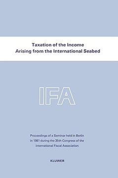 portada taxation of the income arising from the international seabed (en Inglés)