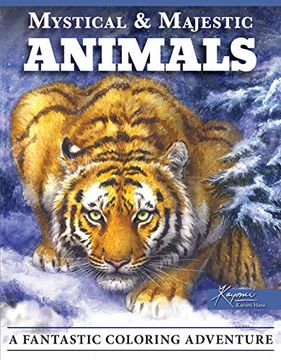 portada Mystical & Majestic Animals: A Fantastic Coloring Adventure (en Inglés)