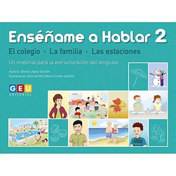 portada Editorial geu Enséñame a Hablar 2 | Estructuración del Lenguaje y Vocabulario | Educación Infantil y Logopedia