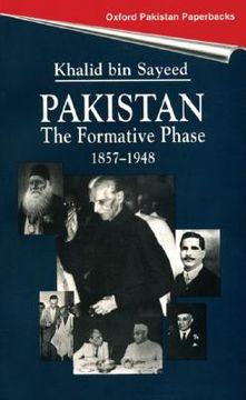 portada pakistan: the formative phase, 1857-1948 (en Inglés)