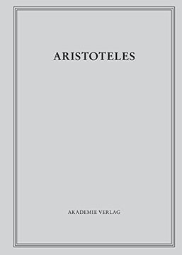 portada Aristoteles Werke V 17/1