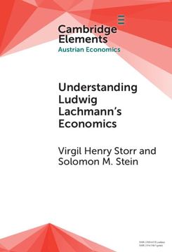 portada Understanding Ludwig Lachmann's Economics