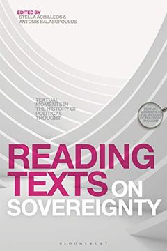 portada Reading Texts on Sovereignty: Textual Moments in the History of Political Thought (en Inglés)