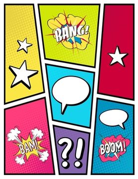 portada Comic Book - Storyboard - Three Frames: Cool Comic Book And Storyboard with colorful cover. Three Frames 150 pages, 8,5 X 11 inches ( close DIN A4 Siz (en Inglés)