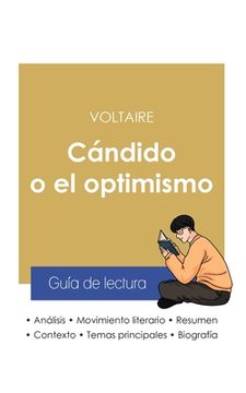 portada Guía de Lectura Cándido o el Optimismo de Voltaire (Análisis Literario de Referencia y Resumen Completo) (in Spanish)