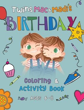 portada Twins Mac & Madi's Birthday: Coloring & Activity Book