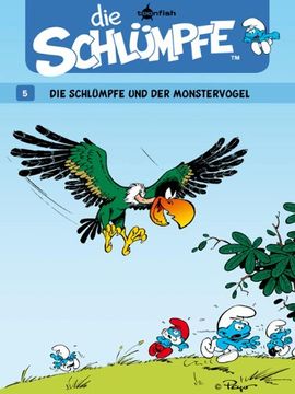 portada Die Schlümpfe 05. Die Schlümpfe und der Monstervogel (en Alemán)