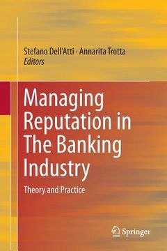 portada Managing Reputation in the Banking Industry: Theory and Practice (en Inglés)