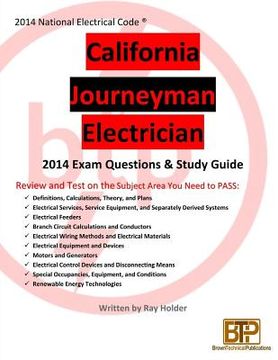 portada California 2014 Journeyman Electrician Study Guide (in English)