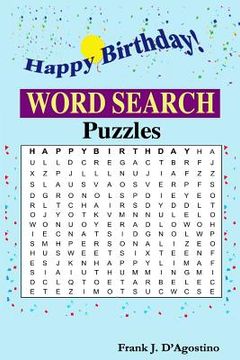 portada Happy Birthday Word Search (en Inglés)