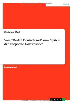 portada Vom "Modell Deutschland" zum "System der Corporate Governance" (German Edition)