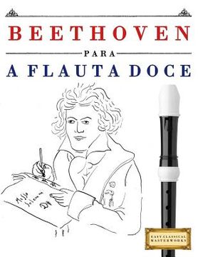 portada Beethoven Para a Flauta Doce: 10 Pe (en Portugués)