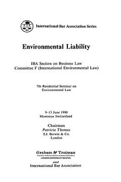 portada environmental liability (en Inglés)