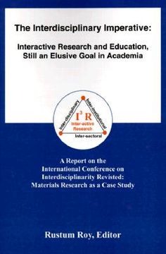 portada the interdisciplinary imperative: interactive research and education, still an elusive goal in academia (in English)