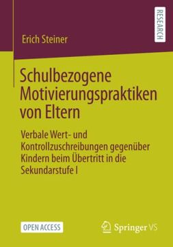 portada Schulbezogene Motivierungspraktiken von Eltern (in German)