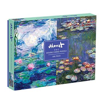portada Galison Monet 500 - Puzzle de Doble Cara 