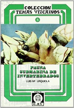 portada Fauna Submarina de Invertebrados (Bizkaiko Gaiak Temas Vizcai)