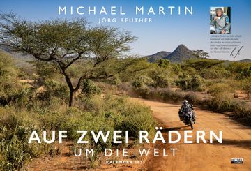 portada Auf Zwei Rädern um die Welt - der Motorrad-Reise-Kalender 2025 (in German)