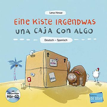 portada Eine Kiste Irgendwas: Kinderbuch Deutsch-Spanisch mit Audio-Cd