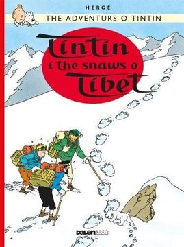 portada Tintin i the Snaws o Tibet (Tintin in Scots)