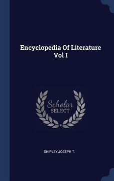 portada Encyclopedia Of Literature Vol I
