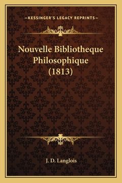 portada Nouvelle Bibliotheque Philosophique (1813) (en Francés)