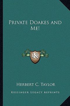 portada private doakes and me! (en Inglés)