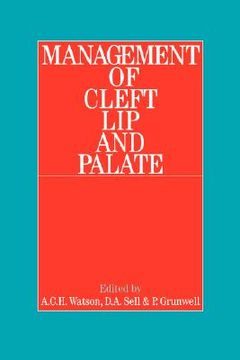 portada management of cleft lip and palate (en Inglés)