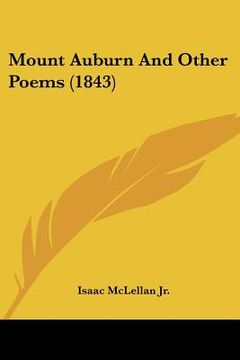 portada mount auburn and other poems (1843) (en Inglés)