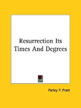 portada resurrection its times and degrees (en Inglés)