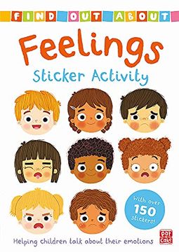 portada Find out About: Feelings Sticker Activity: Helping Children Talk About Their Emotions - With Over 100 Stickers! (in English)