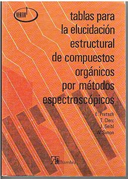 portada Tablas Para la Elucidacion Estructural de Compuestos Organicos.