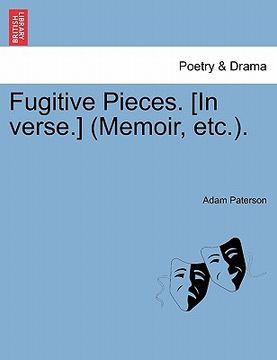 portada fugitive pieces. [in verse.] (memoir, etc.). (en Inglés)