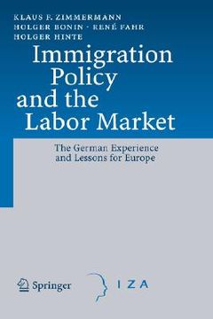 portada immigration policy and the labor market: the german experience and lessons for europe (en Inglés)