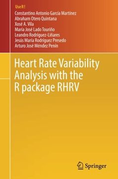 portada Heart Rate Variability Analysis With the r Package Rhrv (Use r! ) (en Inglés)