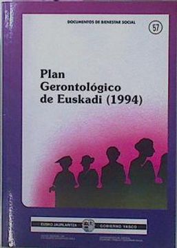 portada Plan Gerontológico de Euskadi 1994