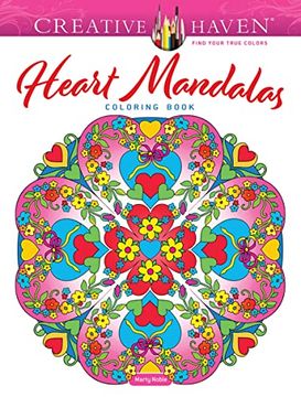 portada Creative Haven Heart Mandalas Coloring Book (Creative Haven Coloring Books) (in English)