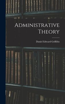 portada Administrative Theory (en Inglés)