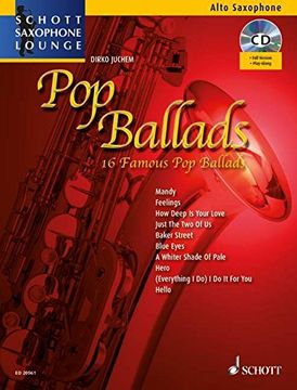 portada Pop Ballads: 16 berühmte Pop-Balladen. Alt-Saxophon (en Inglés)